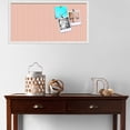 thumbnail image 3 of PinPix 36x18 Custom Cork Bulletin Board  Poster Board Has a Fabric Style Canvas Finish, Framed in Other, by ArtToFrames (PinPix-611), 3 of 5