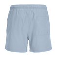 thumbnail image 5 of JACK&JONES Bañador para hombre, pack de 2 - JPSTMAUI TROPIC SOLID SWIM SHORTS MP 2P, bañador Negro/Azul claro M (Medium), 5 of 5