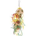 thumbnail image 1 of Delicate Multi Synthetic Hanging Parrot Toy for Decor with High Durability and Safety 6.5 x 4.3 Inches, 1 of 5