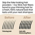 thumbnail image 2 of HAIR ILLUSION - 100% Natural Real Human Hair FibersNot Synthetic For Men & Women, Premium Hair Building Formulation, Jet Black 18g, 2 of 8