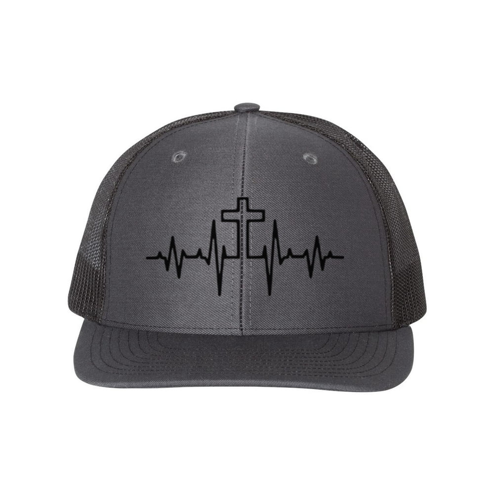Christian Hat, Heartbeat Cross, Christian Snapback, Cross Hat