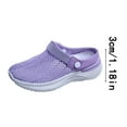 thumbnail image 4 of Womens Orthopedic Mules Clogs with Back Straps Summer Breathable Mesh Walking Slip on Sneakers Sandals, 4 of 5
