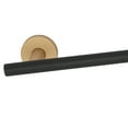 thumbnail image 3 of Alno A9420-24-MN/MB Vita Bella Modern 24" Center To Center Diamond Knurled Bar Bathroom, 3 of 7