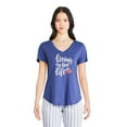 thumbnail image 1 of George Women's V-Neckline Sleep Tee, 1 of 6