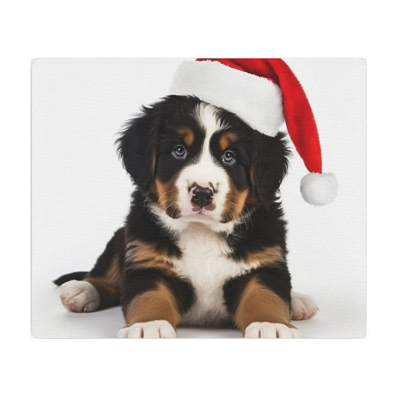 DistinctInk Mouse Pad - 1/4" Foam Rubber - Bernese Mountain Dog Puppy