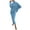 Light Blue, variant on Lovskoo Womens 2023 Fall Two Piece Outfits Ribbed Knit Long Sleeve Turtleneck Pullover Sweater and Bodycon Midi Skirt Sets Beige