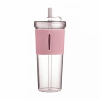 ACDANC Acrylic Travel Tumbler with Lid and Straw,32oz Insulated Double Wall Reusable Cups,Clear/ High Temperature Resistance