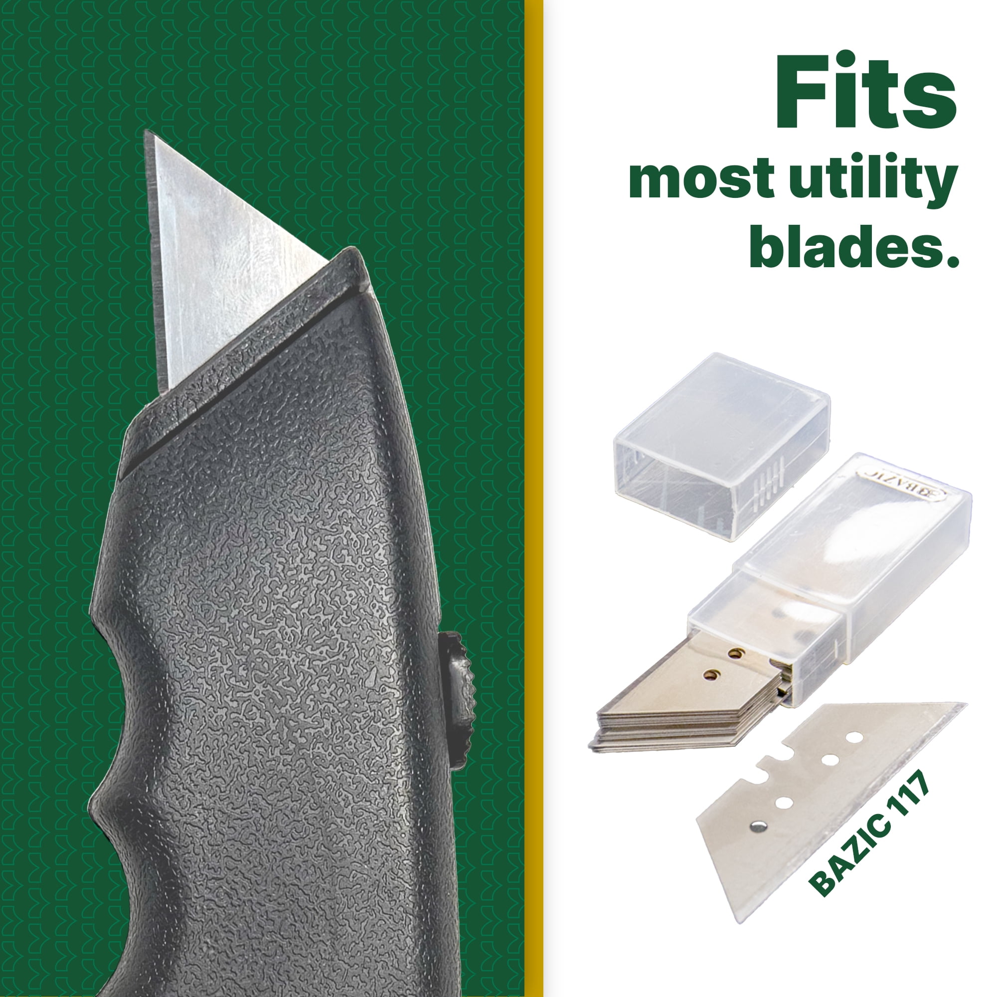 BAZIC Retractable Utility Knife Box Cutter 24-Pack