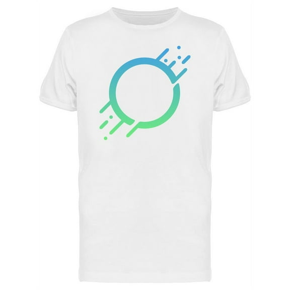 Green And Blue Watercolor Circle Tee Men's -Image by Shutterstock
