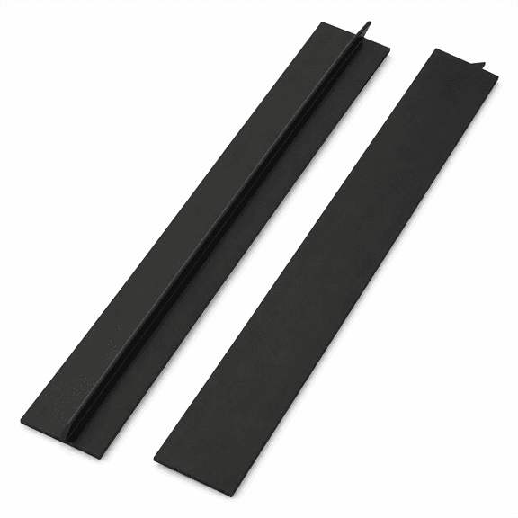 2 Pack Silicone Stove Gap Covers, 30 Inch Black Stove Counter Gap Filler Strips, Heat Resistant Kitchen Gap Guards for Countertop