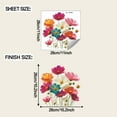 thumbnail image 2 of YiJuHui 3pcs Static Cling Window Film Floral Relief Decorative Privacy Sun Protection Removable Adhesive Home Decor Upgrade, 2 of 6