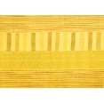 thumbnail image 1 of Ahgly Company Indoor Rectangle Abstract Yellow Contemporary Area Rugs, 2' x 5', 1 of 4