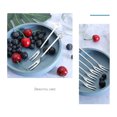 thumbnail image 4 of Naiovety Tenedor para fruta, postre, ensalada, tenedores, hogar, cocina, vajilla de acero inoxidable, cumpleaños, barbacoa, fiesta, cafés, Bar, Cocina y Comedor Plata/Corazón de París Naiovety HA082535-02, 4 of 6