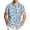 Navy#01, variant on LODIENY Hawaiian Shirts for Men Short Sleeves Tropical Printed Casual Button Down Collared T-Shirts Trendy Holiday Summer Beach Floral Shirts Tops Pink#01 L