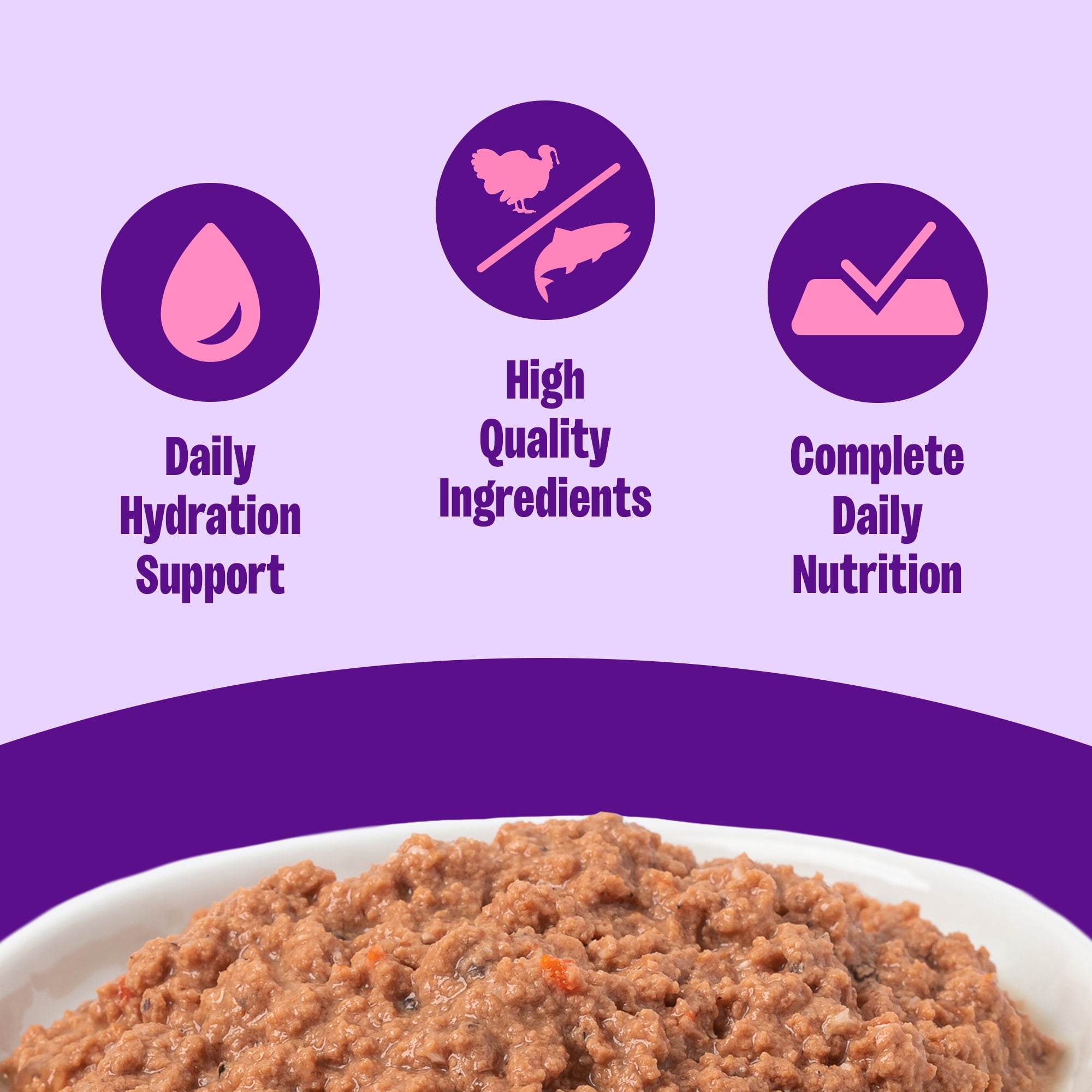 Wellness Complete Health Pate Adult Wet Cat Food, Natural, Protein-Rich, Grain Free, 3 Ounce, 24 Pack, (Turkey & Salmon)