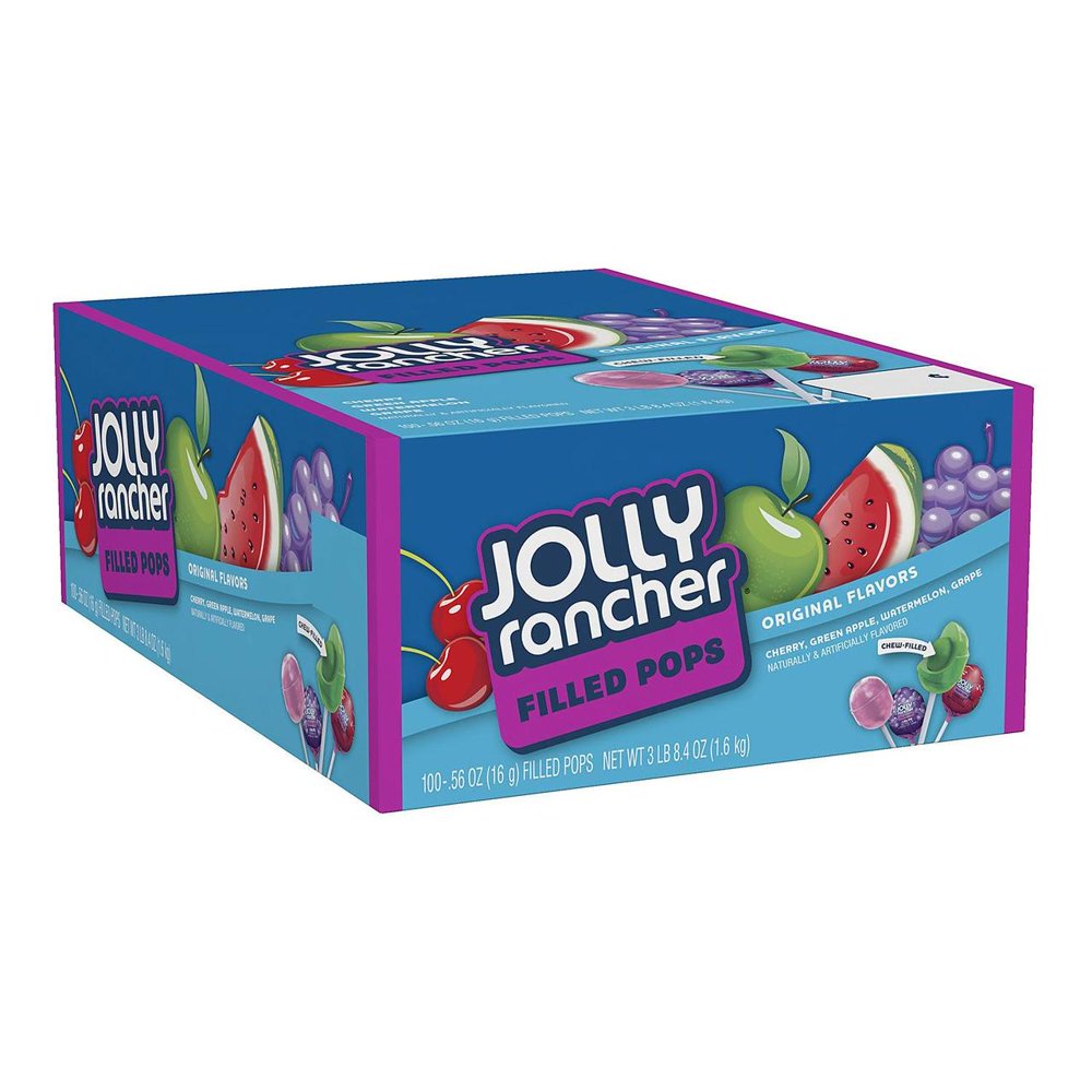 Jolly Rancher Filled Pops (.56 oz., 100 ct.) Pack of 2