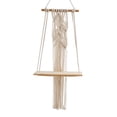 thumbnail image 2 of Estante para colgar en la pared de macramé bohemio, tapiz elegante borla organizador de decoración para adorno de pared dormitorio de boda apartamento SM SunniMix Estante para colgar en la pared, 2 of 8