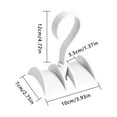 thumbnail image 4 of Hanger Handbag Hanging Rack Holder Hook 360 Degree Rotation for wardrobe Clothes, 4 of 9