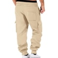 thumbnail image 2 of Pantalones deportivos TRFIC de forro polar para hombre, cintura elástica y pesada, 2 of 8