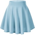 thumbnail image 1 of Women's Basic Flared Casual Mini Skate Skirt Versatile Stretchy, 1 of 7