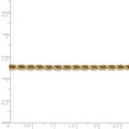 thumbnail image 5 of 14K Yellow Gold 3.35mm Diamond Cut Quadruple Rope Chain 22 Inch, 5 of 6