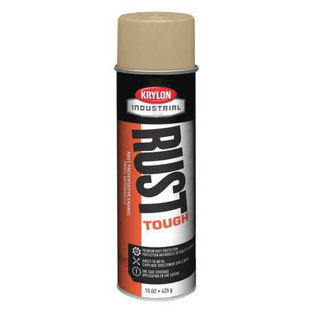 KRYLON K00719 Rust Preventative Spray Paint, Tan, 12 oz.