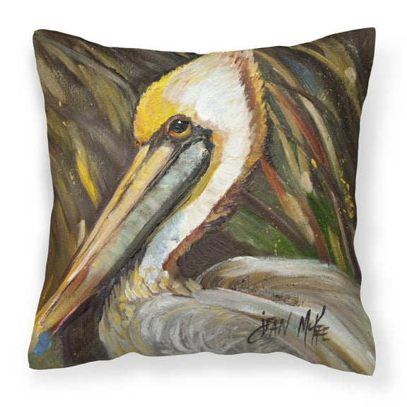 Pelican lookin East Fabric Decorative Pillow
