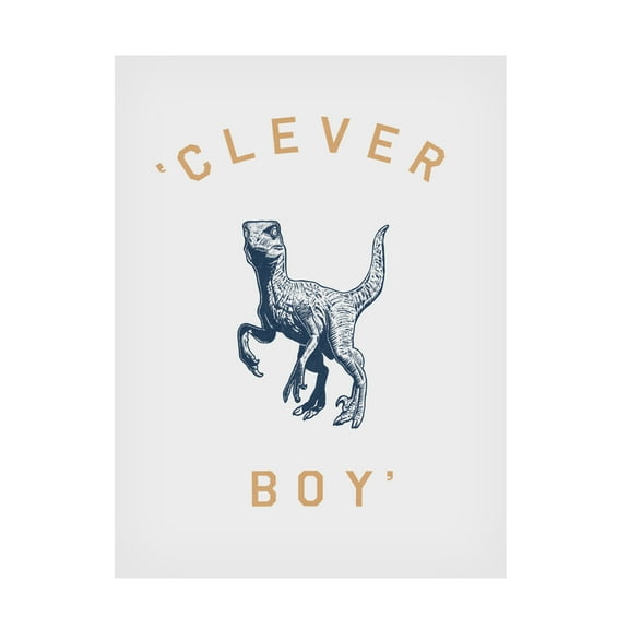 Trademark Fine Art Florent Bodart Clever Boy Canvas Wall Art