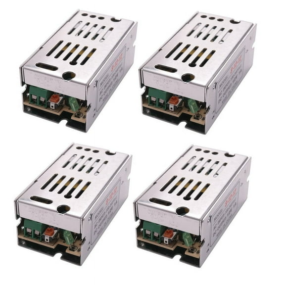 4X Voltage Transformer Power Supply AC 110/220V to DC 12V 1A Silver