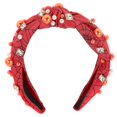thumbnail image 3 of Halloween Costume Accessories Artificial Pearl Headband Comfortable Fit Headdress 16.50X13.00X3.00CM 1Pack, 3 of 5