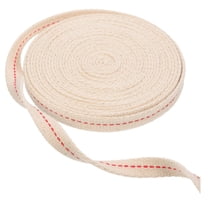 Hemoton Cotton Flat Wick for Paraffin Oil Cotton Lantern Wick Replacement for Oil Lamps Flat Cotton Wick for Kerosene Lanterns Oil Burner Wick with Stitch 1M