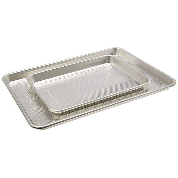 Set para hornear Nordic Ware Prism, 2 láminas de aluminio natural