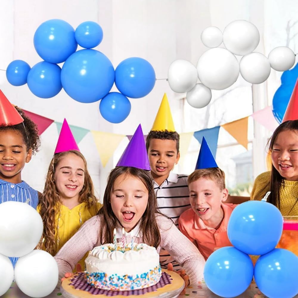 Reusable Balloon Garland Arch Kit,Quick & Easy to Inflate and Set up, Pvc Party Decoration With Elastic Band, with Hidden Valve, Complete Set with Pump, Line & Hooks