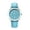 AQUA/LEATHER/DATE, variant on Original Stylish Bracelet & Leather Watch Set - Elegant Everyday Timepiece (AQUA/BRACELET)