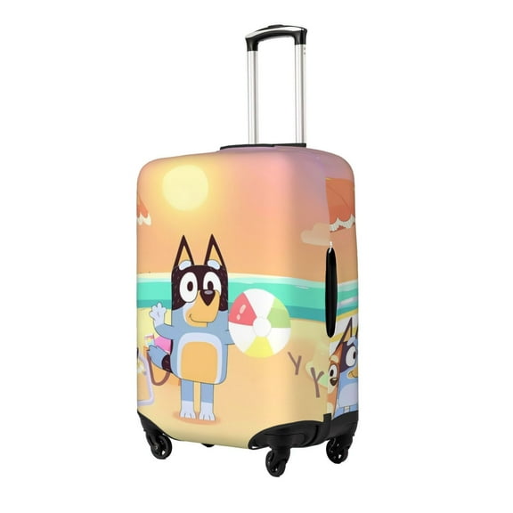 Netaao Bluey Printed Luggage Cover Durable Travel Accessories Suitcase Protector Fits 18-32 Inch Luggage(Excluding luggage)-Small