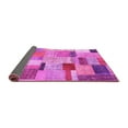 thumbnail image 2 of Ahgly Company Indoor Rectangle Patchwork Pink Transitional Area Rugs, 4' x 6', 2 of 4