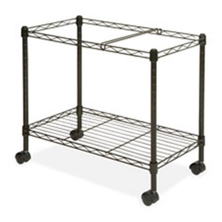 - Mobile Filing Cart, Ltr-Lgl, 12.88 in. x 25.75 in. x 20.5 in., Black