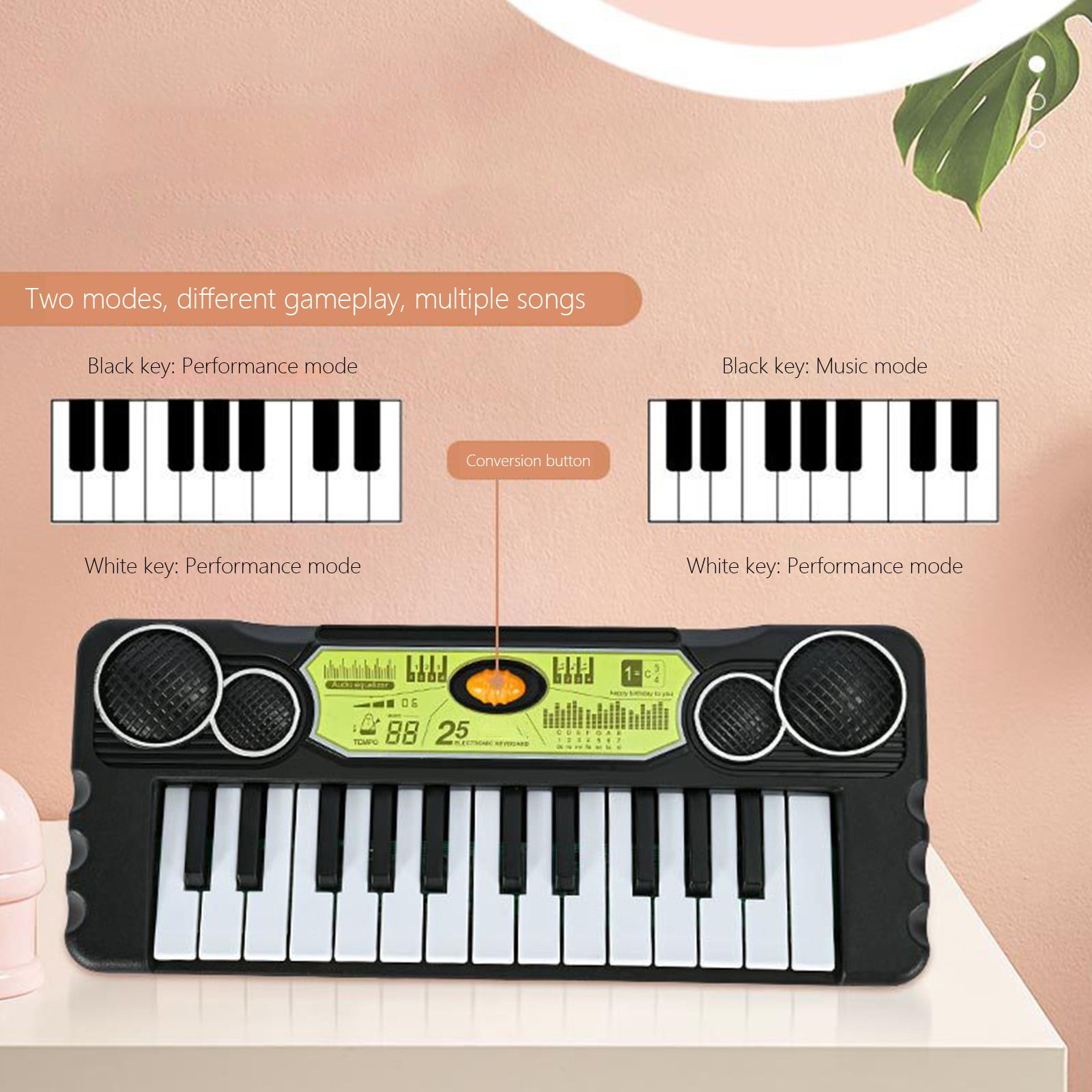 Piano Numérique VISIONKEY-1 37 Touches - Vert Enfant Débutant USB-C Piano Enfant Débutant Piano Numérique VISIONKEY-1 37 Touches - Vert Enfant Débutant USB-C Piano Enfant Débutant
