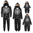 thumbnail image 6 of KICILVS Christmas Matching Pajamas Family Cute Reindeer Onesie Pajamas Holiday Deer Hooded Zip Up Jumpsuit Sleepwear for Festive Cheer, 6 of 8