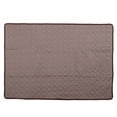 thumbnail image 3 of IBASETOY Coffee Color Puppy Cooling Mat Ice Silk Pad for Outdoor Indoor Pet Sleep and Travel, 3 of 8