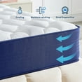 thumbnail image 5 of VFD 10 inch Twin XL Size Hybrid Mattress - Medium Firm, Memory Foam & Pocket Springs, Motion Isolation, Edge Support, Pressure Relief, Ships Compressed, 5 of 8