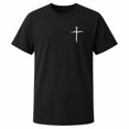 thumbnail image 2 of Need Prayer Tap My Shoulder Christian Graphic T-Shirt, Unisex Classic Fit, 2 of 9
