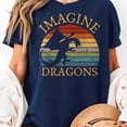 thumbnail image 3 of Imagine Magical And Mythical Fantasy Dragons Boys Girls Graphic T-Shirt, Sizes S-5XL, Tbun, 3 of 5