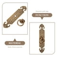 thumbnail image 2 of 2 Pcs Poignées de Tiroir Vintage Style Chinois avec Vis, 2 of 5
