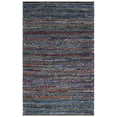 thumbnail image 2 of SAFAVIEH Cape Cod Alyssa Geometric Area Rug, Natural/Blue, 5' x 8', 2 of 11