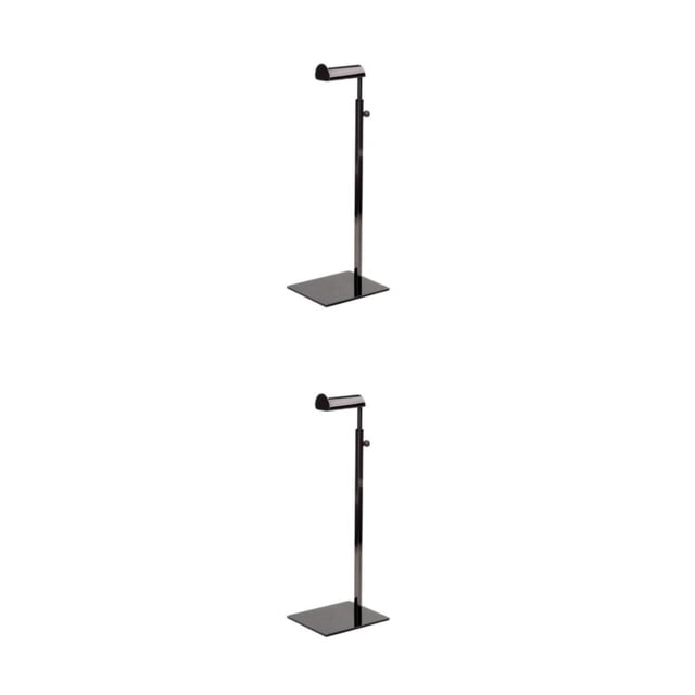 Sonducket Metal Purse Display Stand Adjustable Handbag Holder Rack 2piezas Espejo de acero negro