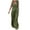 Army Green, variant on EINCcm Womens 2 Piece Outfits Set Summer Fashion Button V Neck Crop Vest Blazer and Wide Leg Pants Suit Matching Sets
