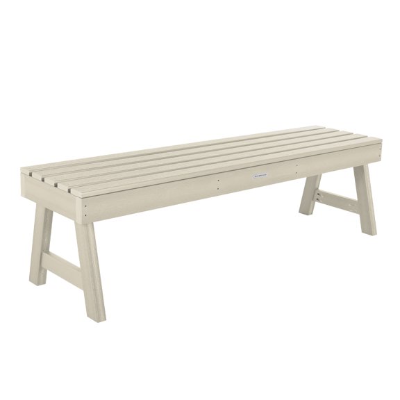 Highwood Weatherly 5ft Picnic Bench - 2-Person, Eco-friendly, Synthetic Wood