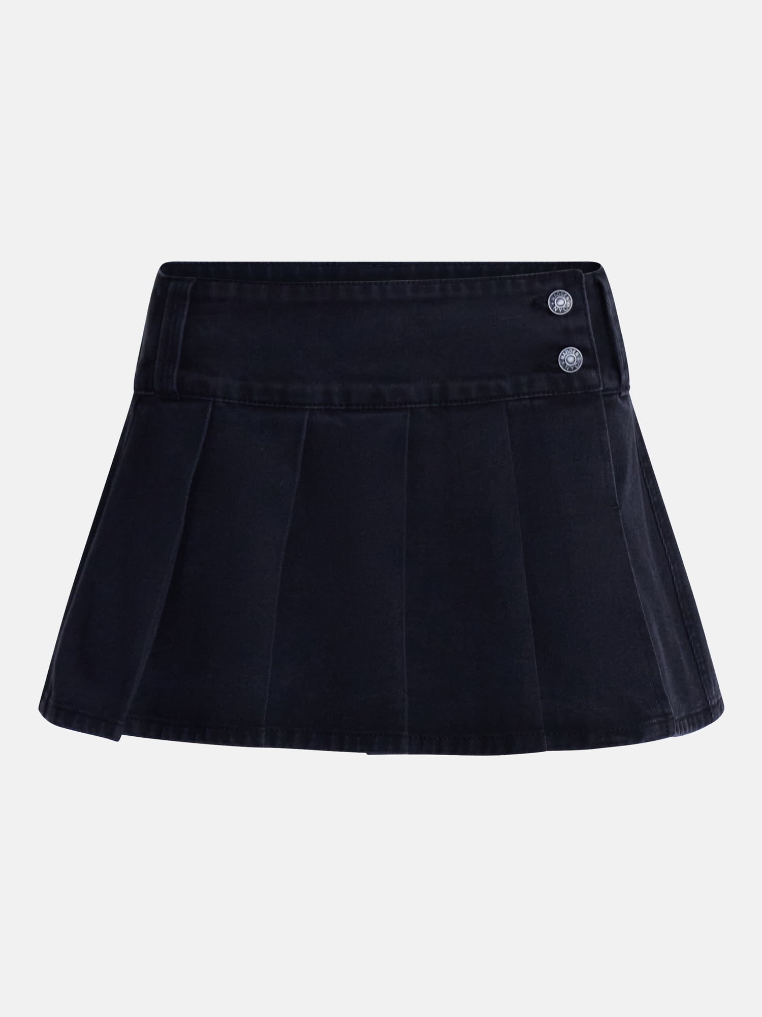 Madden NYC Women’s Micro Denim Pleated Skort, Sizes XXS-XXL