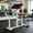 White, variant on Heavy-Duty Red Vertical Leg Press Machine with Adjustable Leg, Back & Head Positions, 1" Standard Plate Compatible Strength Training Equipment